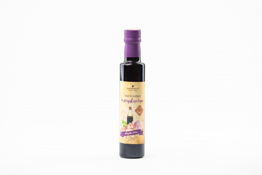 Olje iz bučnic in ptujskega česna 0,25L 