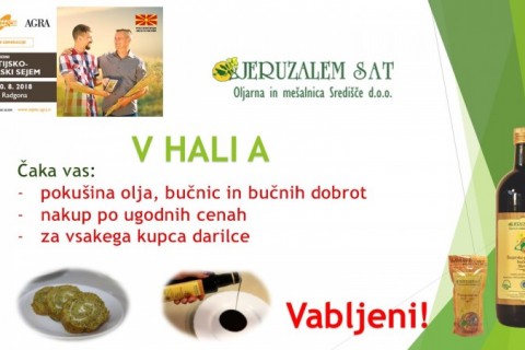 Avgust 2018: Obiščite nas na sejmu v Gornji Radgoni